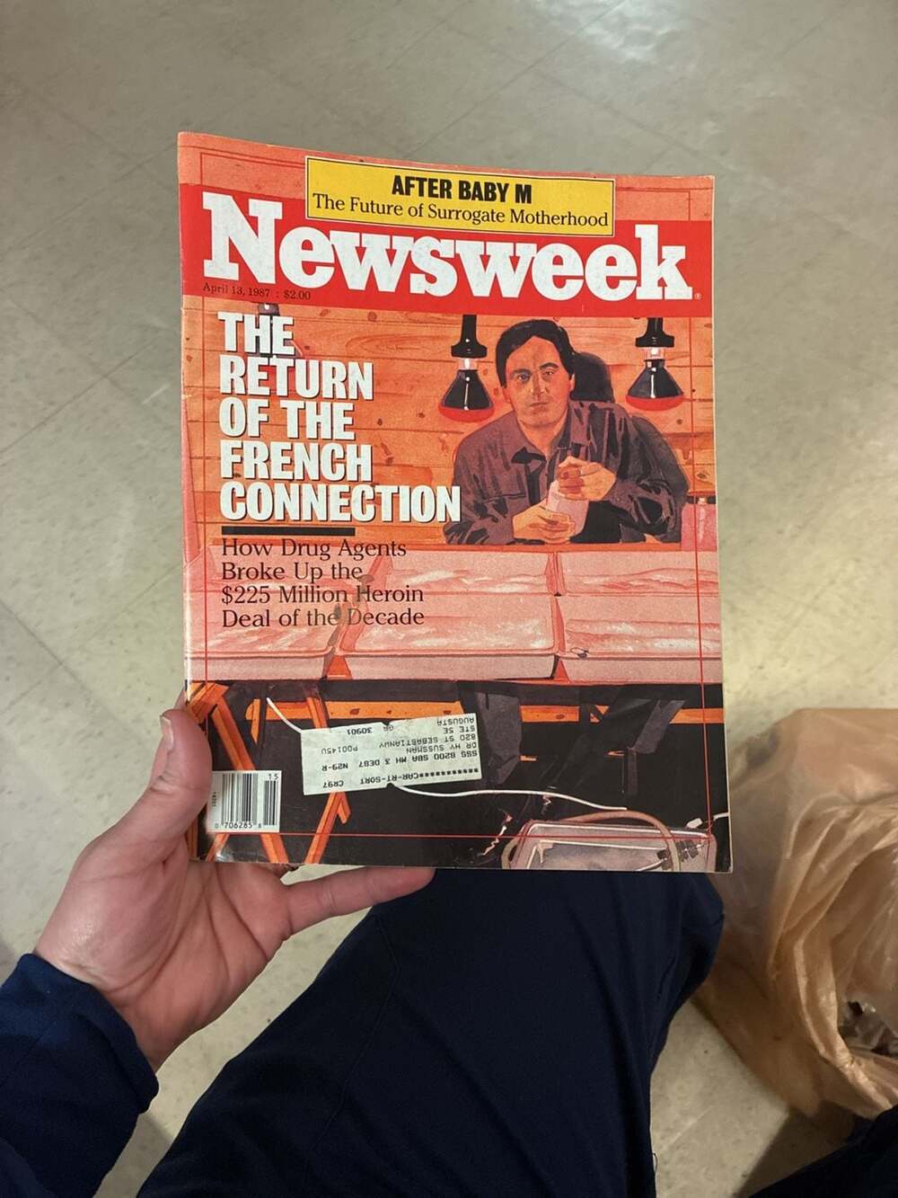 Newsweek Magazine April 13 1987 The Return of the French Connection